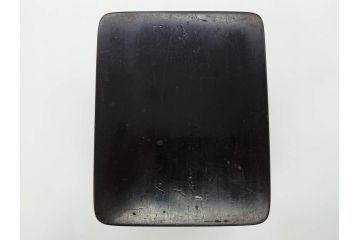 明治期　時代物　蒔絵　漆器　優美で上品な雰囲気の手箱(桜?、花、金彩、木製、漆芸、漆器、文箱、収納箱、手許箱、紐付き)(R-081352)