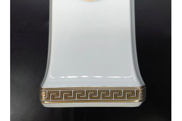 VERSACE(ヴェルサーチェ)　Rosenthal(ローゼンタール)　メデューサ　独創的なデザインが魅力の花瓶(ゴルゴナ、フラワーベース、花器、花入、花生、金彩、共箱付き、袋付き)(R-081354)