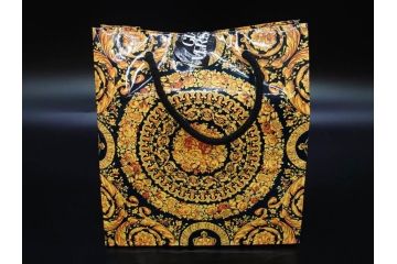 VERSACE(ヴェルサーチェ)　Rosenthal(ローゼンタール)　メデューサ　独創的なデザインが魅力の花瓶(ゴルゴナ、フラワーベース、花器、花入、花生、金彩、共箱付き、袋付き)(R-081354)