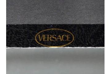 VERSACE(ヴェルサーチェ)　Rosenthal(ローゼンタール)　メデューサ　洗練されたデザインが美しい花瓶(ゴルゴナ、フラワーベース、花器、花入、花生、金彩、共箱付き、袋付き)(R-081355)