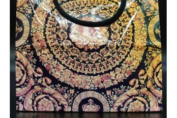 VERSACE(ヴェルサーチェ)　Rosenthal(ローゼンタール)　メデューサ　洗練されたデザインが美しい花瓶(ゴルゴナ、フラワーベース、花器、花入、花生、金彩、共箱付き、袋付き)(R-081355)