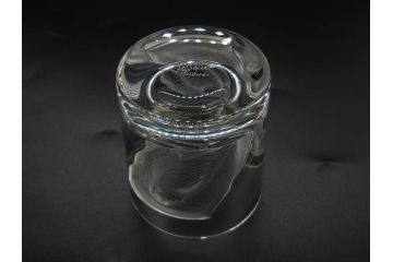 フランス　LALIQUE(ラリック)　ユロット　和気あいあいとした気分を盛り上げるSAKEタンブラー6客セット(フクロウ、梟、サテンクリスタル、グラス、硝子、ガラス)(R-081356)