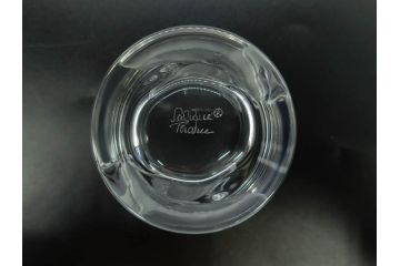 フランス　LALIQUE(ラリック)　ユロット　和気あいあいとした気分を盛り上げるSAKEタンブラー6客セット(フクロウ、梟、サテンクリスタル、グラス、硝子、ガラス)(R-081356)