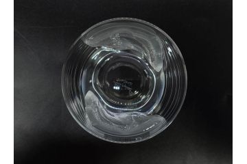 フランス　LALIQUE(ラリック)　ユロット　和気あいあいとした気分を盛り上げるSAKEタンブラー6客セット(フクロウ、梟、サテンクリスタル、グラス、硝子、ガラス)(R-081356)
