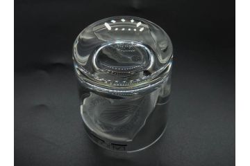 フランス　LALIQUE(ラリック)　ユロット　和気あいあいとした気分を盛り上げるSAKEタンブラー6客セット(フクロウ、梟、サテンクリスタル、グラス、硝子、ガラス)(R-081356)