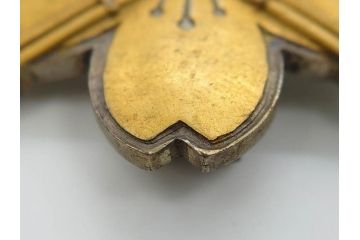 当時物　旧日本軍　陸軍　小銃射撃徽章　徽章2点セット(勲章、ミリタリー、軍隊、軍物、バッチ、バッジ、木箱付き)(R-081358)