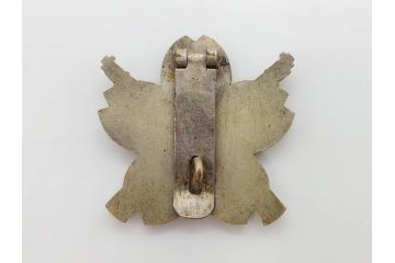 当時物　旧日本軍　陸軍　小銃射撃徽章　徽章2点セット(勲章、ミリタリー、軍隊、軍物、バッチ、バッジ、木箱付き)(R-081358)