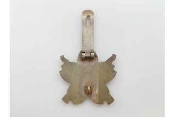 当時物　旧日本軍　陸軍　小銃射撃徽章　徽章2点セット(勲章、ミリタリー、軍隊、軍物、バッチ、バッジ、木箱付き)(R-081358)