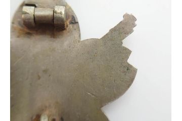 当時物　旧日本軍　陸軍　小銃射撃徽章　徽章2点セット(勲章、ミリタリー、軍隊、軍物、バッチ、バッジ、木箱付き)(R-081358)