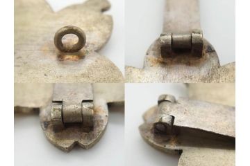 当時物　旧日本軍　陸軍　小銃射撃徽章　徽章2点セット(勲章、ミリタリー、軍隊、軍物、バッチ、バッジ、木箱付き)(R-081358)