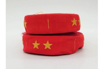 当時物　大日本帝国陸軍　旧日本軍　織り出し　一等兵　上等兵　襟章10巻(階級章、250組、ロール、軍服小物、ミリタリー、軍物)(R-081363)