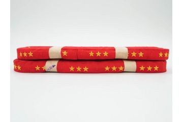 当時物　大日本帝国陸軍　旧日本軍　織り出し　一等兵　上等兵　襟章10巻(階級章、250組、ロール、軍服小物、ミリタリー、軍物)(R-081363)