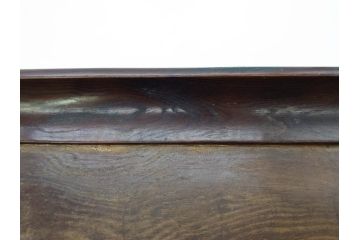 時代物　在銘作家物　肥松盆　角盆　煎茶盆　茶道具　時代を重ねた趣のあるお盆(雲?、木製、トレイ、トレー)(R-081364)