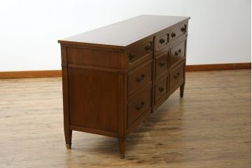中古　DREXEL HERITAGE(ドレクセルヘリテイジ)　上品な佇まいが魅力のマホガニー材製サイドボード(サイドチェスト、引き出し)(定価約70万円)(R-081369)