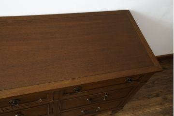 中古　DREXEL HERITAGE(ドレクセルヘリテイジ)　上品な佇まいが魅力のマホガニー材製サイドボード(サイドチェスト、引き出し)(定価約70万円)(R-081369)
