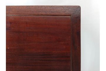 時代物　唐木　斑竹細工　茶道具　巧みを凝らした花台(飾り台、ミニテーブル、ディスプレイ台、華台、平卓)(R-081383)