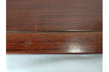 時代物　唐木　斑竹細工　茶道具　巧みを凝らした花台(飾り台、ミニテーブル、ディスプレイ台、華台、平卓)(R-081383)