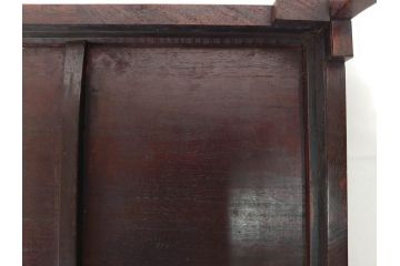時代物　唐木　斑竹細工　茶道具　巧みを凝らした花台(飾り台、ミニテーブル、ディスプレイ台、華台、平卓)(R-081383)
