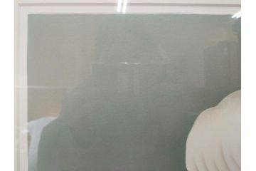真作　東郷青児　「花」　222/275　リトグラフ(人物、女性、版画、額付き、絵画、落款印、サイン付き、外箱付き)(R-081384)