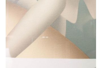 真作　東郷青児　「花」　222/275　リトグラフ(人物、女性、版画、額付き、絵画、落款印、サイン付き、外箱付き)(R-081384)