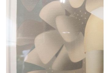 真作　東郷青児　「花」　222/275　リトグラフ(人物、女性、版画、額付き、絵画、落款印、サイン付き、外箱付き)(R-081384)