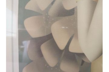 真作　東郷青児　「花」　222/275　リトグラフ(人物、女性、版画、額付き、絵画、落款印、サイン付き、外箱付き)(R-081384)