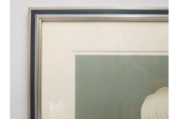 真作　東郷青児　「花」　222/275　リトグラフ(人物、女性、版画、額付き、絵画、落款印、サイン付き、外箱付き)(R-081384)