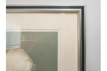 真作　東郷青児　「花」　222/275　リトグラフ(人物、女性、版画、額付き、絵画、落款印、サイン付き、外箱付き)(R-081384)