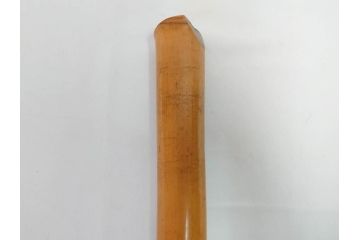 時代物　在銘 松月　都山流　竹　銀歌口　金象嵌　継銀　約55cm　1尺8寸　尺八(木管楽器、和楽器、民謡、袋付き、一尺八寸)(R-081385)