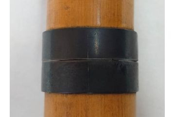 時代物　在銘 松月　都山流　竹　銀歌口　金象嵌　継銀　約55cm　1尺8寸　尺八(木管楽器、和楽器、民謡、袋付き、一尺八寸)(R-081385)