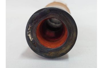 時代物　在銘 松月　都山流　竹　銀歌口　金象嵌　継銀　約55cm　1尺8寸　尺八(木管楽器、和楽器、民謡、袋付き、一尺八寸)(R-081385)