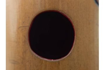 時代物　在銘 松月　都山流　竹　銀歌口　金象嵌　継銀　約55cm　1尺8寸　尺八(木管楽器、和楽器、民謡、袋付き、一尺八寸)(R-081385)