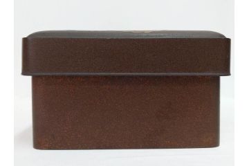 時代物　明治期　梨地　高蒔絵　桐鳳凰図　雅趣に富んだ硯箱(菊、花、風景、木製、漆器、漆芸、書道具、水差、水滴)(R-081386)