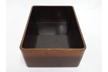 時代物　明治期　梨地　高蒔絵　桐鳳凰図　雅趣に富んだ硯箱(菊、花、風景、木製、漆器、漆芸、書道具、水差、水滴)(R-081386)