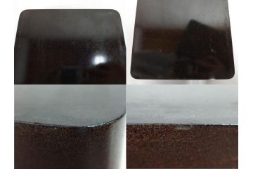 時代物　明治期　梨地　高蒔絵　桐鳳凰図　雅趣に富んだ硯箱(菊、花、風景、木製、漆器、漆芸、書道具、水差、水滴)(R-081386)