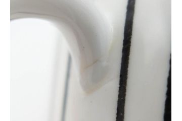 ビンテージ　スウェーデン　GUSTAVSBERG(グスタフスベリ)　SPISA RIBB　スピサ リブ　シックな雰囲気のコーヒーカップ&ソーサー2客セット(ヴィンテージ、Stig Lindberg、スティグ・リンドベリ、S&C、碗皿、洋食器、北欧)(R-081390)