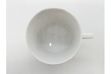 ビンテージ　スウェーデン　GUSTAVSBERG(グスタフスベリ)　BORO(ボロ)/Upsala　Ekeby(ウプサラエクビー)　KARLSKRONA　優しい風合いのコーヒーカップ&ソーサー2客セット(花、フラワー、ヴィンテージ、Stig Lindberg、スティグ・リンドベリ、カールスクルーナ、カールスクローナ、S&C、碗皿、洋食器、北欧)(R-081391)