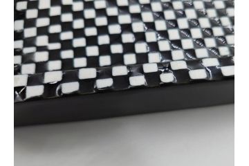 ビンテージ　スウェーデン　GUSTAVSBERG(グスタフスベリ)　DOMINO(ドミノ)　アッシュトレイ　PYNTA(ピンタ)　表情豊かなデザインが目を引くプレート2枚セット(花、フラワー、ヴィンテージ、Stig Lindberg、スティグ・リンドベリ、中皿、大皿、洋食器、北欧)(R-081393)