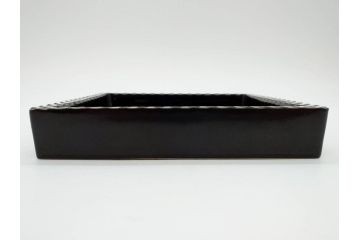 ビンテージ　スウェーデン　GUSTAVSBERG(グスタフスベリ)　DOMINO(ドミノ)　アッシュトレイ　PYNTA(ピンタ)　表情豊かなデザインが目を引くプレート2枚セット(花、フラワー、ヴィンテージ、Stig Lindberg、スティグ・リンドベリ、中皿、大皿、洋食器、北欧)(R-081393)