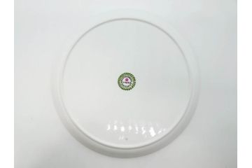 ビンテージ　スウェーデン　GUSTAVSBERG(グスタフスベリ)　DOMINO(ドミノ)　アッシュトレイ　PYNTA(ピンタ)　表情豊かなデザインが目を引くプレート2枚セット(花、フラワー、ヴィンテージ、Stig Lindberg、スティグ・リンドベリ、中皿、大皿、洋食器、北欧)(R-081393)