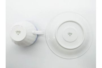 ビンテージ　ドイツ　Arzberg(アルツベルグ)　清楚な雰囲気が魅力のトリオ2客セット(ヴィンテージ、カップ&ソーサー、S&C、プレート、碗皿、中皿、洋食器)(R-081395)