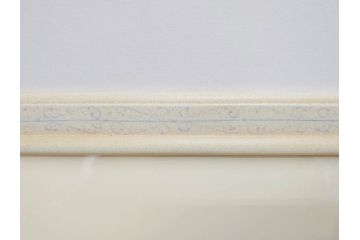 真作　CLAIRE ASTAIX　クレール・アステックス　「緑のベール」　サイン入り　パステル画(人物、女性、写真付き、絵画、額装、外箱付き)(R-081398)