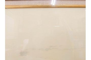 真作　林朝路　「ベルノン朝明け」　M15(15号)　絵画(油絵、油彩、風景、川辺、サイン入り、額装、外箱付き)(R-081400)