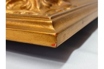真作　林朝路　「ベルノン朝明け」　M15(15号)　絵画(油絵、油彩、風景、川辺、サイン入り、額装、外箱付き)(R-081400)