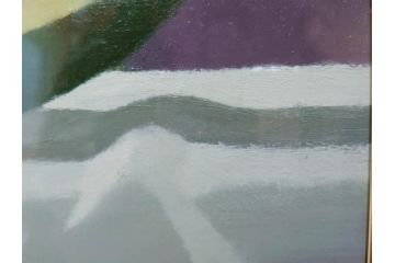 真作　クロード・デュポン=ゴモン　「ひと切れのスイカ」　P5(5号)　絵画(Claude DuPont-Gomont-Gomont、油絵、油彩、静物画、レモン、果物、額装、外箱付き)(R-081401)