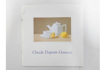 真作　クロード・デュポン=ゴモン　「ひと切れのスイカ」　P5(5号)　絵画(Claude DuPont-Gomont-Gomont、油絵、油彩、静物画、レモン、果物、額装、外箱付き)(R-081401)