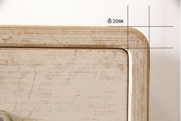 和製ビンテージ　国産　手造り　素朴であたたかみのある木肌が魅力的な桐箪笥・上段(並厚、桐箪笥、桐たんす、整理箪笥、収納タンス、和タンス、引き出し、チェスト、ローチェスト、ヴィンテージ)(R-081407)