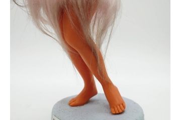 常磐ハワイアンセンター　フラガール　ハワイアンズ　高さ 約28cm　どこか懐かしさを感じる人形(ソフビ、フラダンス、踊り、女性、置物)(R-081417)