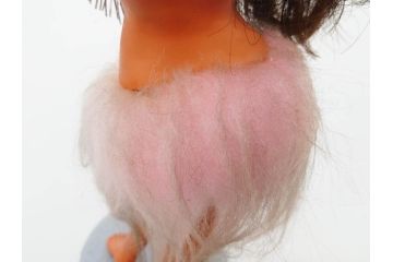 常磐ハワイアンセンター　フラガール　ハワイアンズ　高さ 約28cm　どこか懐かしさを感じる人形(ソフビ、フラダンス、踊り、女性、置物)(R-081417)