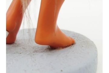 常磐ハワイアンセンター　フラガール　ハワイアンズ　高さ 約28cm　どこか懐かしさを感じる人形(ソフビ、フラダンス、踊り、女性、置物)(R-081417)